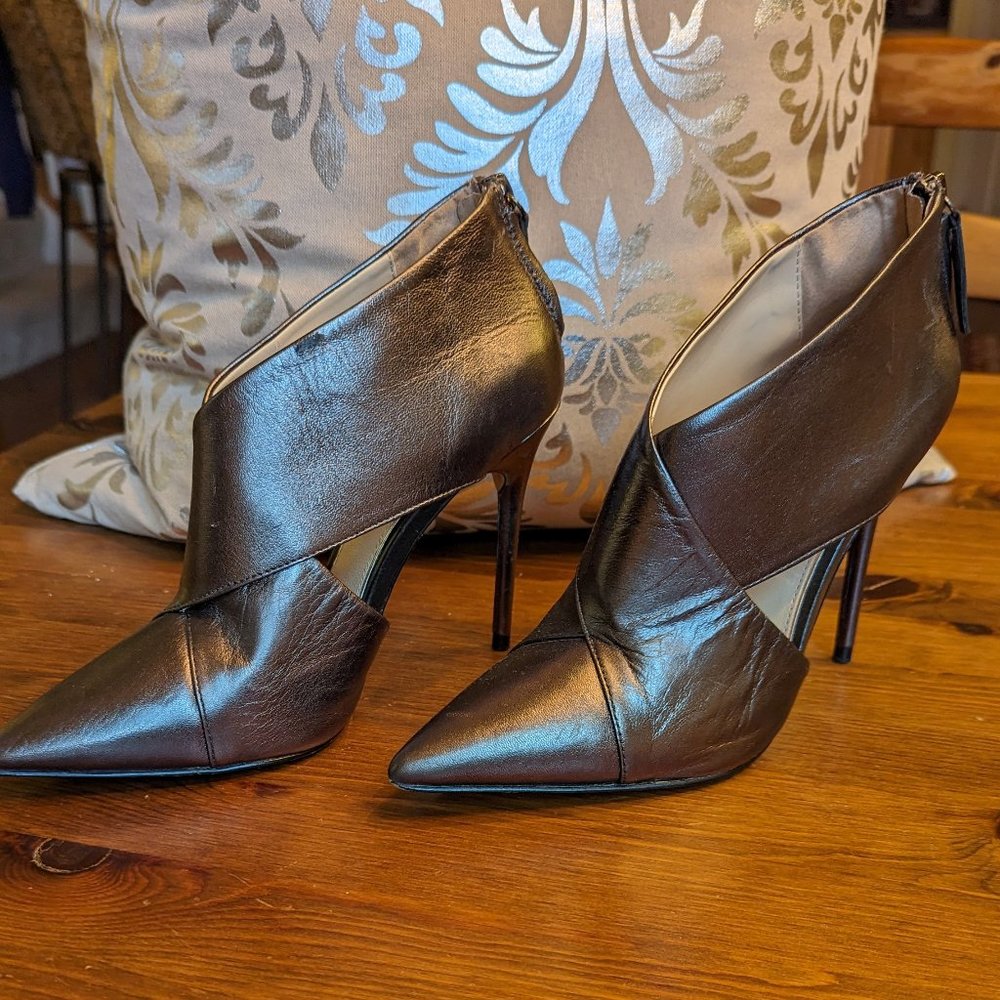Zara metallic high heels   Size 37 (6.5)